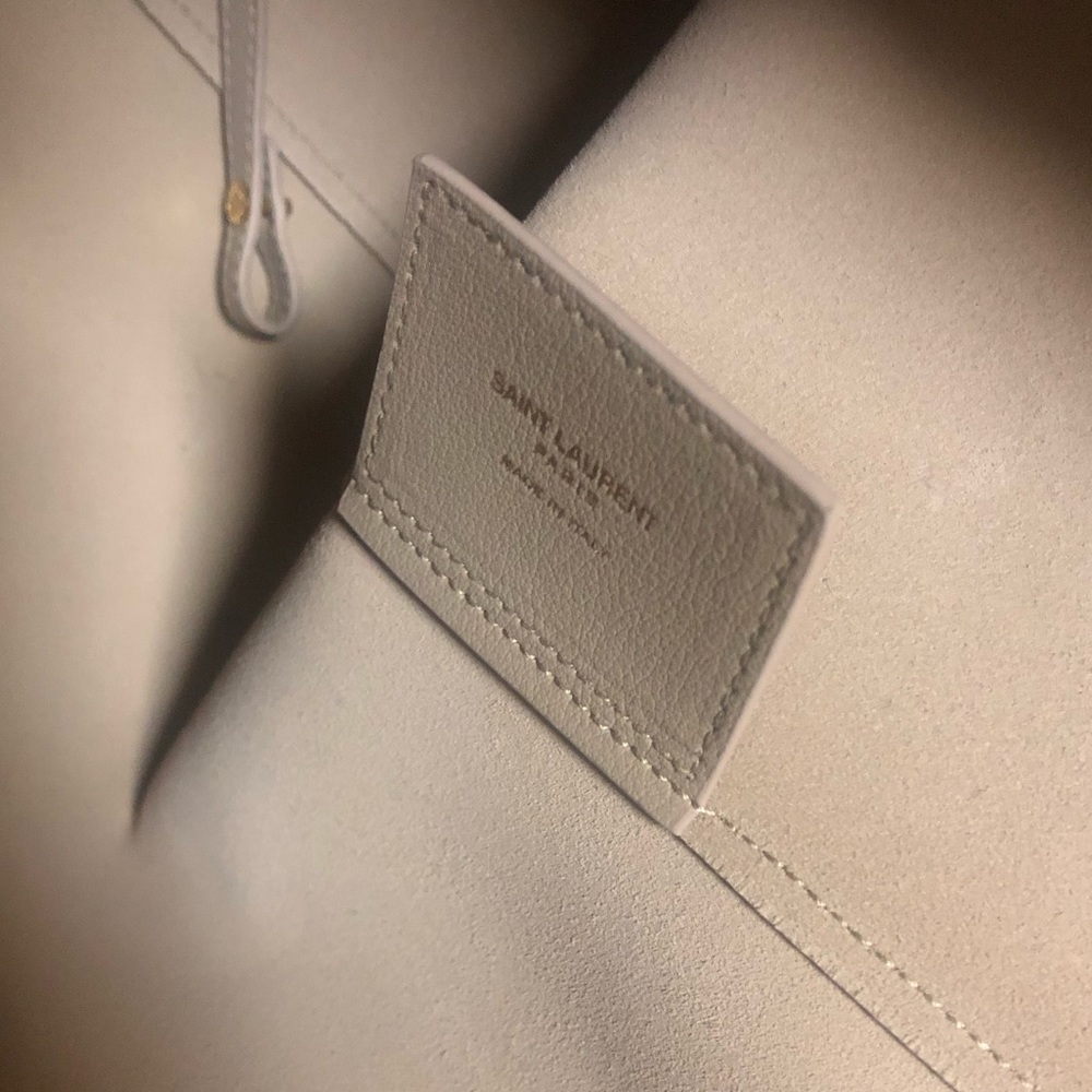 (New) Saint Laurent Bold shopping tote nude - Picture 8 of 15